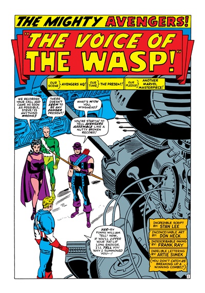 Page #1 from Avengers, The (1963 series) #26