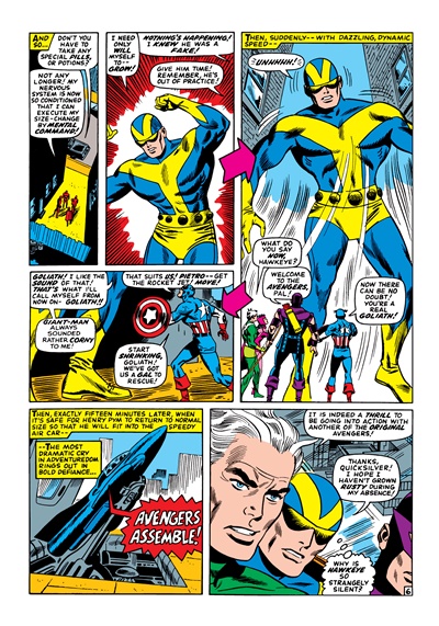 Page #6 from Avengers, The (1963 series) #28
