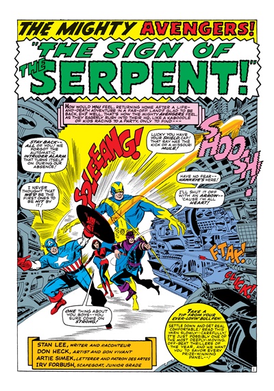 Page #1 from Avengers, The (1963 series) #32