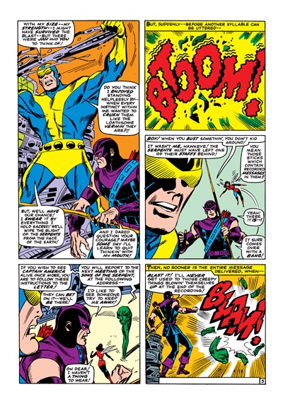 Page #5 from Avengers, The (1963 series) #33