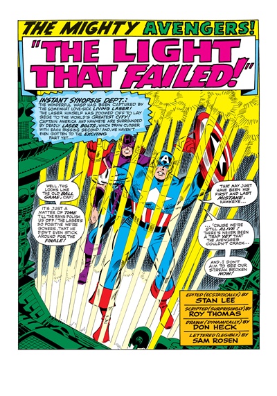 Page #1 from Avengers, The (1963 series) #35