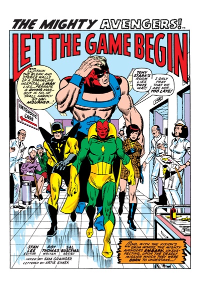 Page #1 from Avengers, The (1963 series) #69