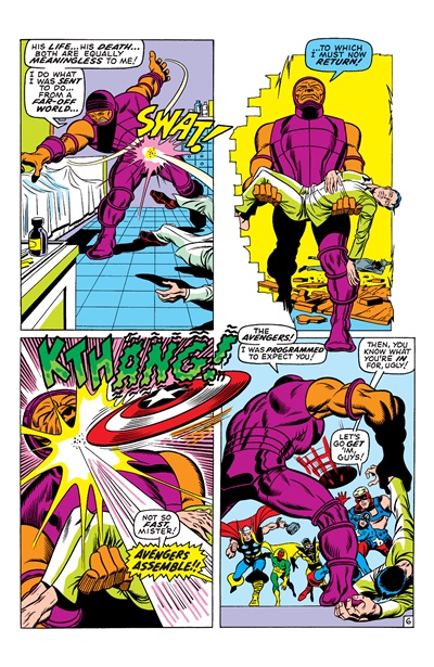 Page #6 from Avengers, The (1963 series) #69