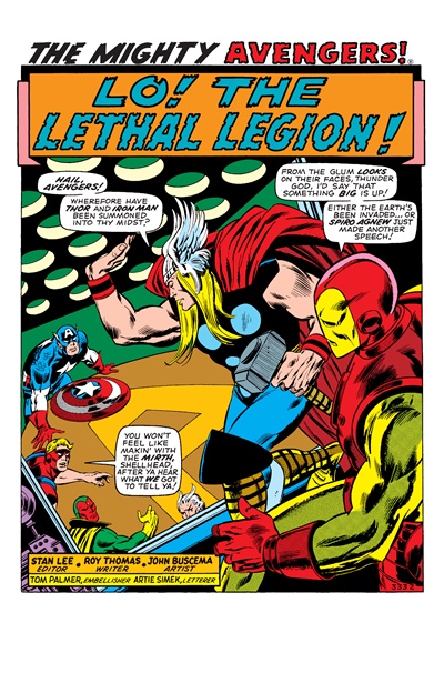 Page #1 from Avengers, The (1963 series) #79