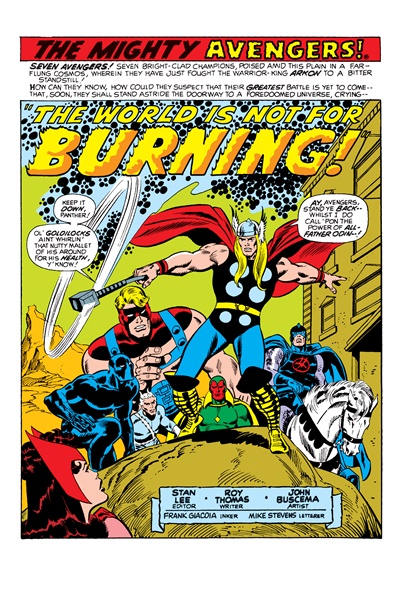 Page #1 from Avengers, The (1963 series) #85