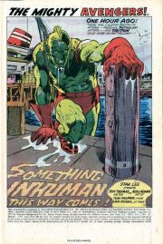 Page #1from Avengers, The (1963 series) #95