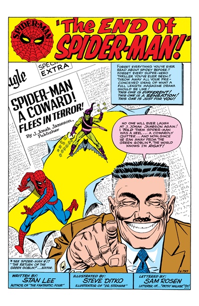 Page #1 from Amazing Spider-Man, The (1963 series) #18