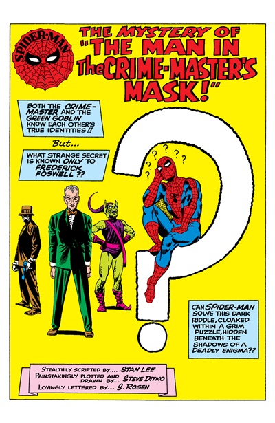 Page #1 from Amazing Spider-Man, The (1963 series) #26