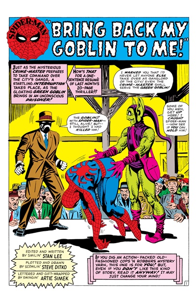 Page #1 from Amazing Spider-Man, The (1963 series) #27