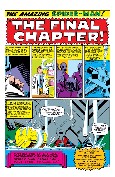 Page #1 from Amazing Spider-Man, The (1963 series) #33