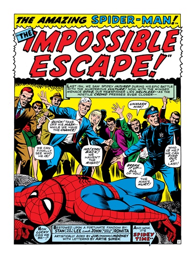 Page #1 from Amazing Spider-Man, The (1963 series) #65