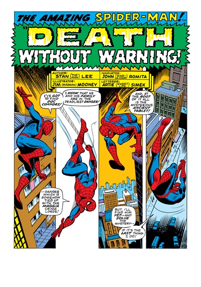 Page #1 from Amazing Spider-Man, The (1963 series) #75