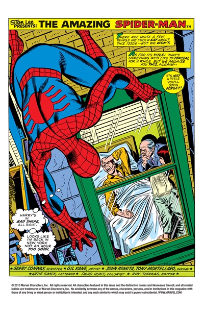 Page #1 from Amazing Spider-Man, The (1963 series) #121