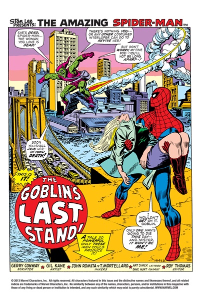 Page #1 from Amazing Spider-Man, The (1963 series) #122