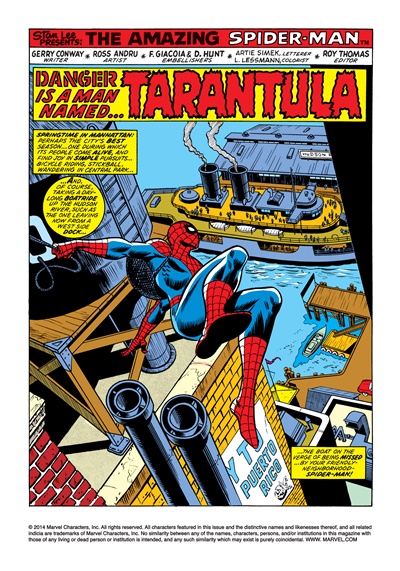 Page #1 from Amazing Spider-Man, The (1963 series) #134