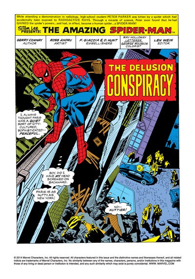 Page #1 from Amazing Spider-Man, The (1963 series) #144