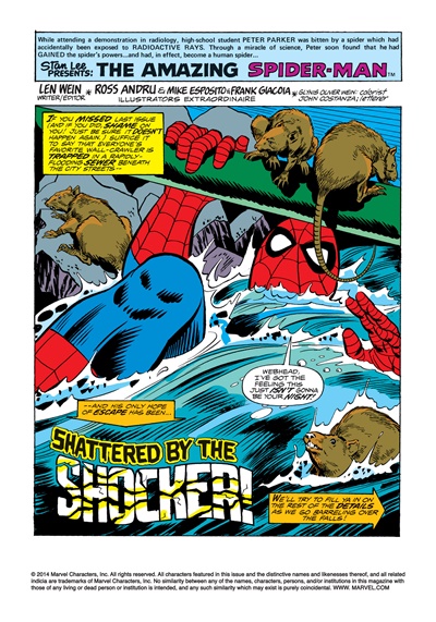 Page #1 from Amazing Spider-Man, The (1963 series) #152