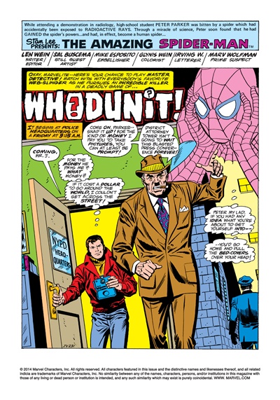 Page #1 from Amazing Spider-Man, The (1963 series) #155