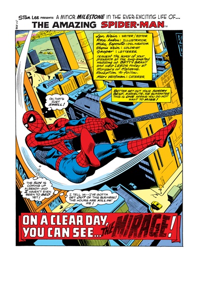 Page #1 from Amazing Spider-Man, The (1963 series) #156