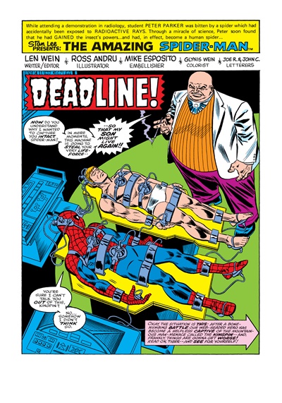 Page #1 from Amazing Spider-Man, The (1963 series) #164