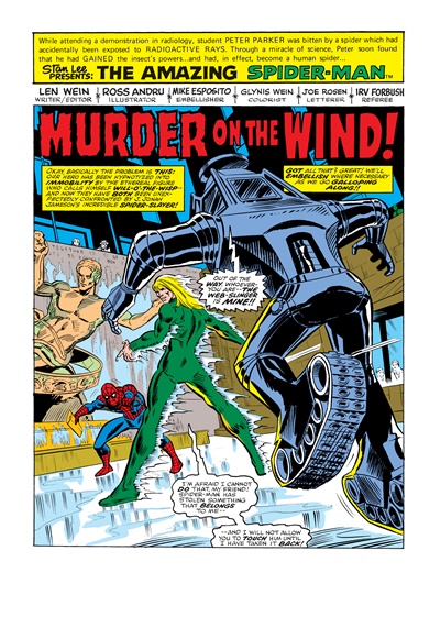 Page #1 from Amazing Spider-Man, The (1963 series) #168
