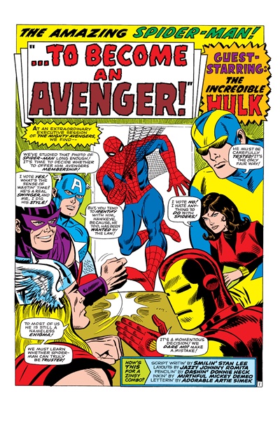 Page #1 from Amazing Spider-Man Annual, The (1964 series) #3