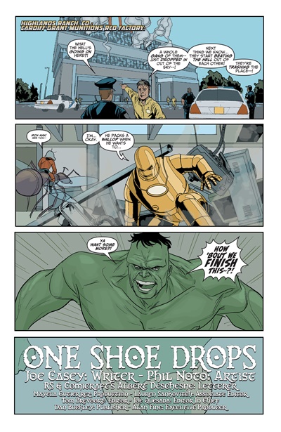 Page #1 from Avengers: The Origin (2010 series) #5