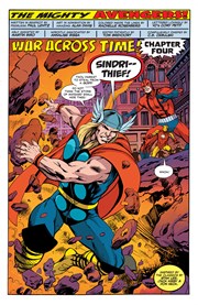 Page #1 from Avengers: War Across Time (2023 series) #4