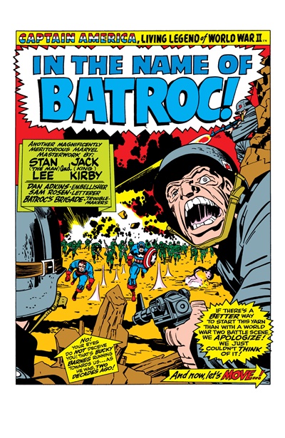 Page #1 from Captain America (1968 series) #105