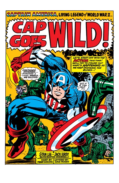 Page #1 from Captain America (1968 series) #106