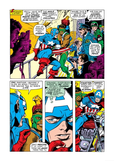 Page #3 from Captain America (1968 series) #137