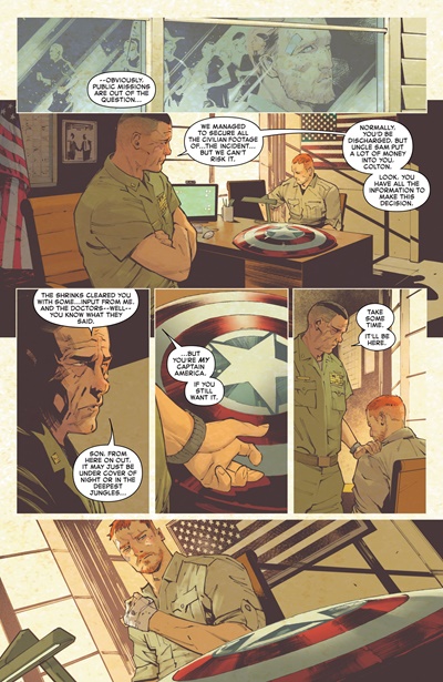 Page #1 from Captain America (2025 series) #4