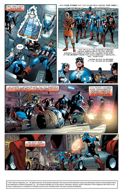 Page #2 from Captain America Corps (2011 series) #2