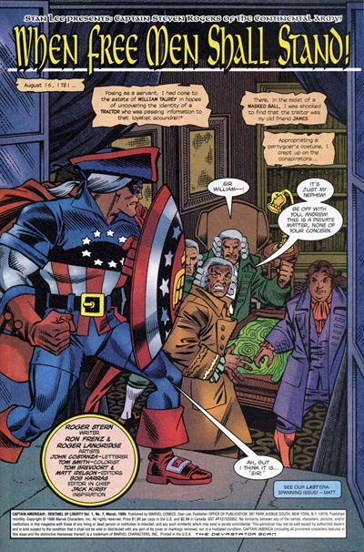 Page #1 from Captain America: Sentinel of Liberty (1998 series) #7