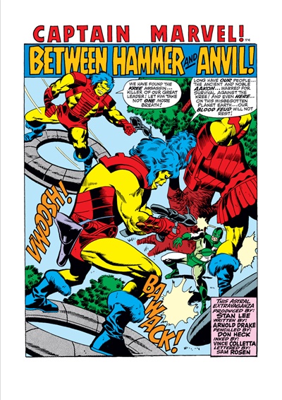 Page #1 from Captain Marvel (1968 series) #9
