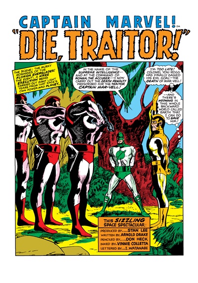 Page #1 from Captain Marvel (1968 series) #10