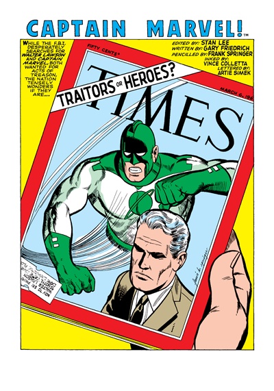 Page #1 from Captain Marvel (1968 series) #13