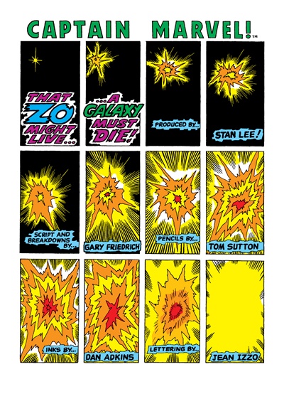 Page #1 from Captain Marvel (1968 series) #15