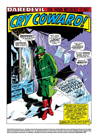 Page #1 from Daredevil (1964 series) #55