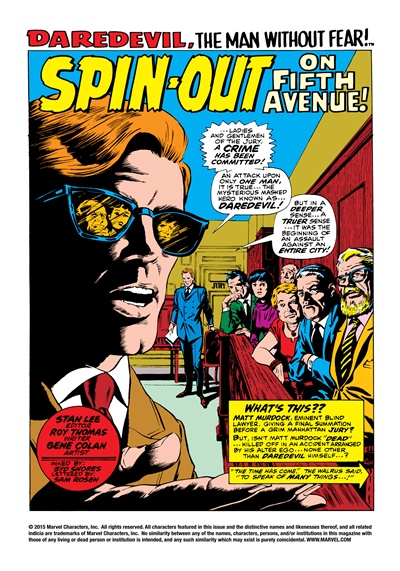 Page #1 from Daredevil (1964 series) #58