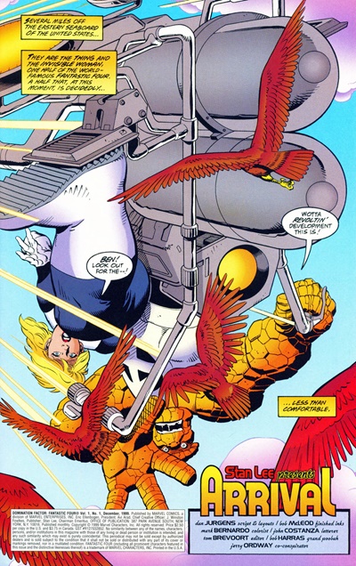 Page #1 from Domination Factor: Fantastic Four (1999 series) #1