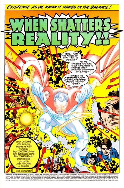 Page #1 from Domination Factor: Fantastic Four (1999 series) #3