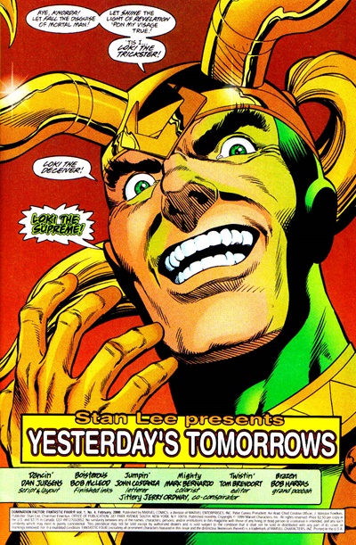Page #1 from Domination Factor: Fantastic Four (1999 series) #4