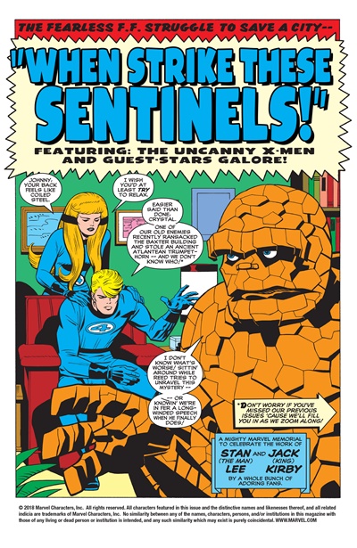 Page #1 from Fantastic Four: World