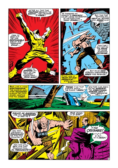 Page #2 from Iron Man (1968 series) #6