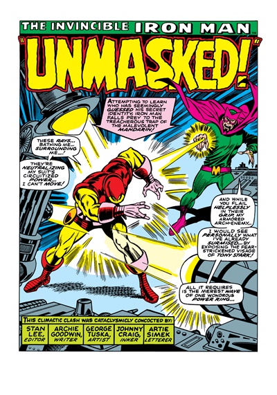 Page #1 from Iron Man (1968 series) #11