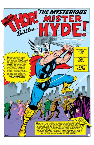 Page #1 from Journey into Mystery (1952 series) #99
