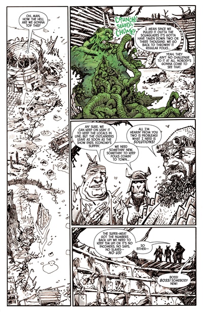 Page #2 from Marvel: Black, White and Blood and Guts (2025 series) #2