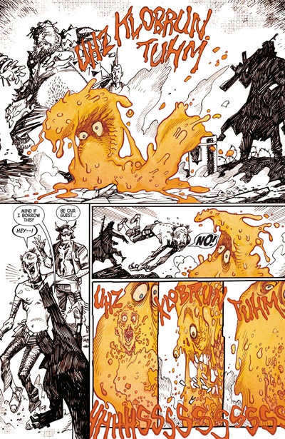 Page #5 from Marvel: Black, White and Blood and Guts (2025 series) #2