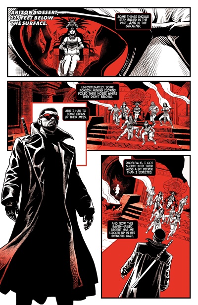 Page #1 from Marvel: Black, White and Blood and Guts (2025 series) #3
